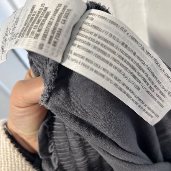Abercrombie & Fitch Grey cargo jogger washed gray size small - Picture 3 of 7